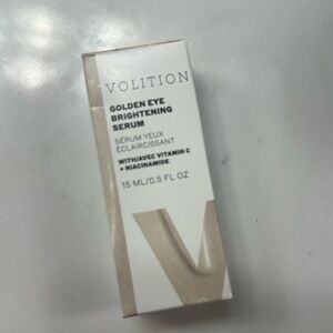 NIB. Volition.  Golden Eye Brightening Serum.  Full size.